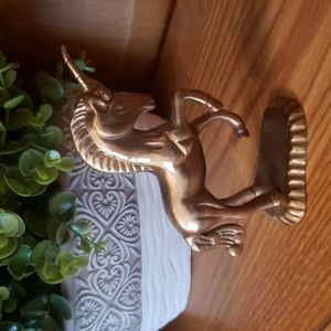 VINTAGE BRASS UNICORN